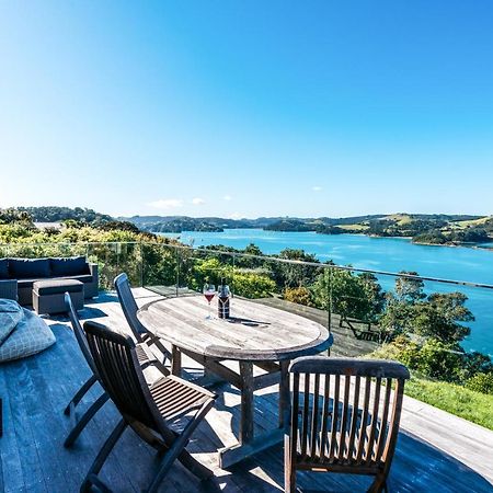 Ocean View Villa Te Whau Bay Bagian luar foto