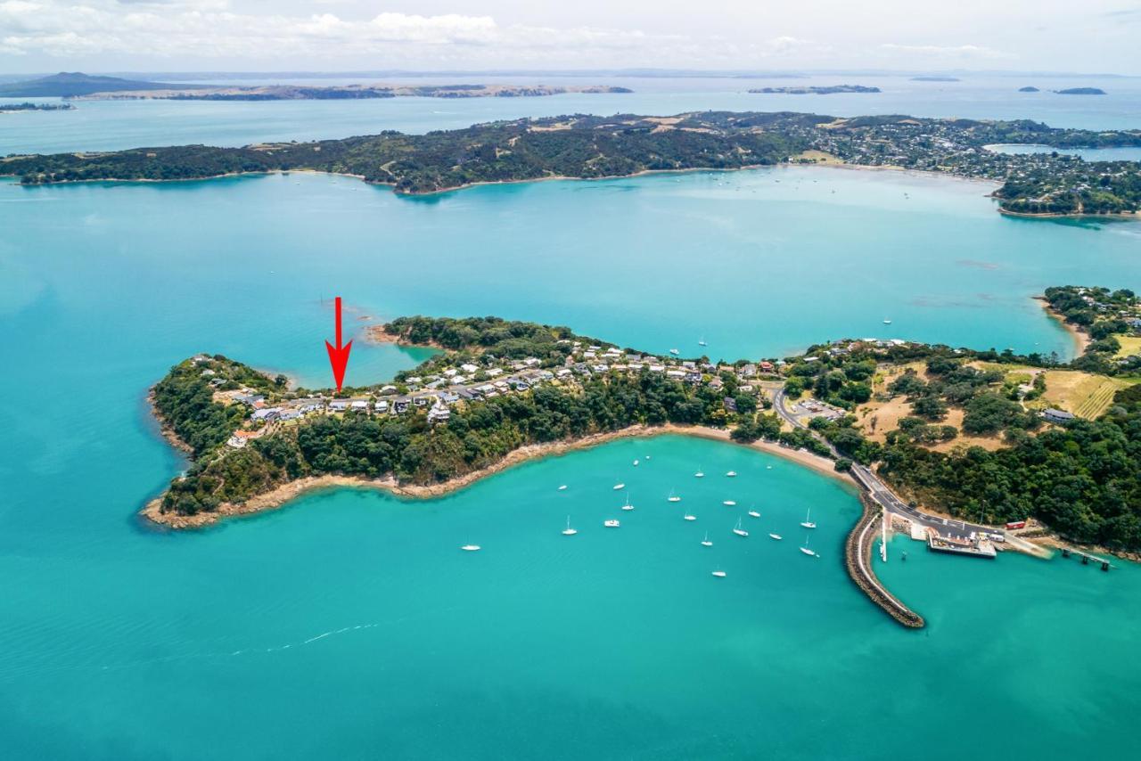 Ocean View Villa Te Whau Bay Bagian luar foto