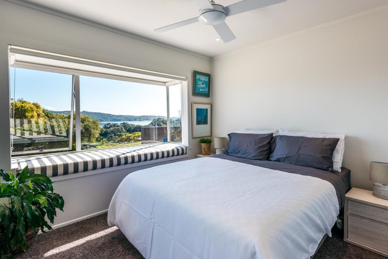Ocean View Villa Te Whau Bay Bagian luar foto