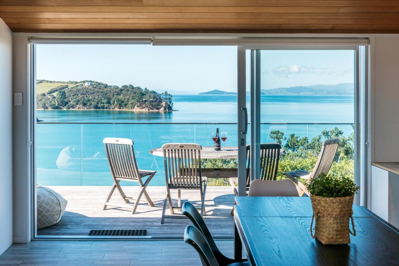 Ocean View Villa Te Whau Bay Bagian luar foto